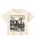 Off White Boxy Fit T-shirt Front Design