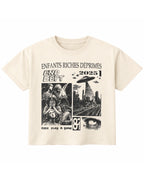 Off White Boxy Fit T-shirt Front Design