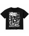 Black Boxy Fit T-shirt Front Design