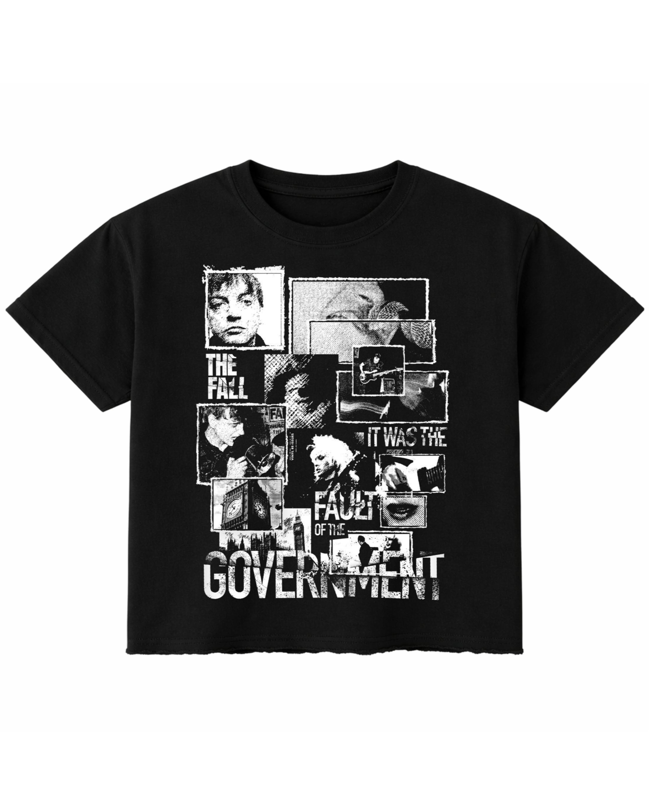 Black Boxy Fit T-shirt Front Design