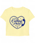 Butter Yellow Baby Tee Front Design